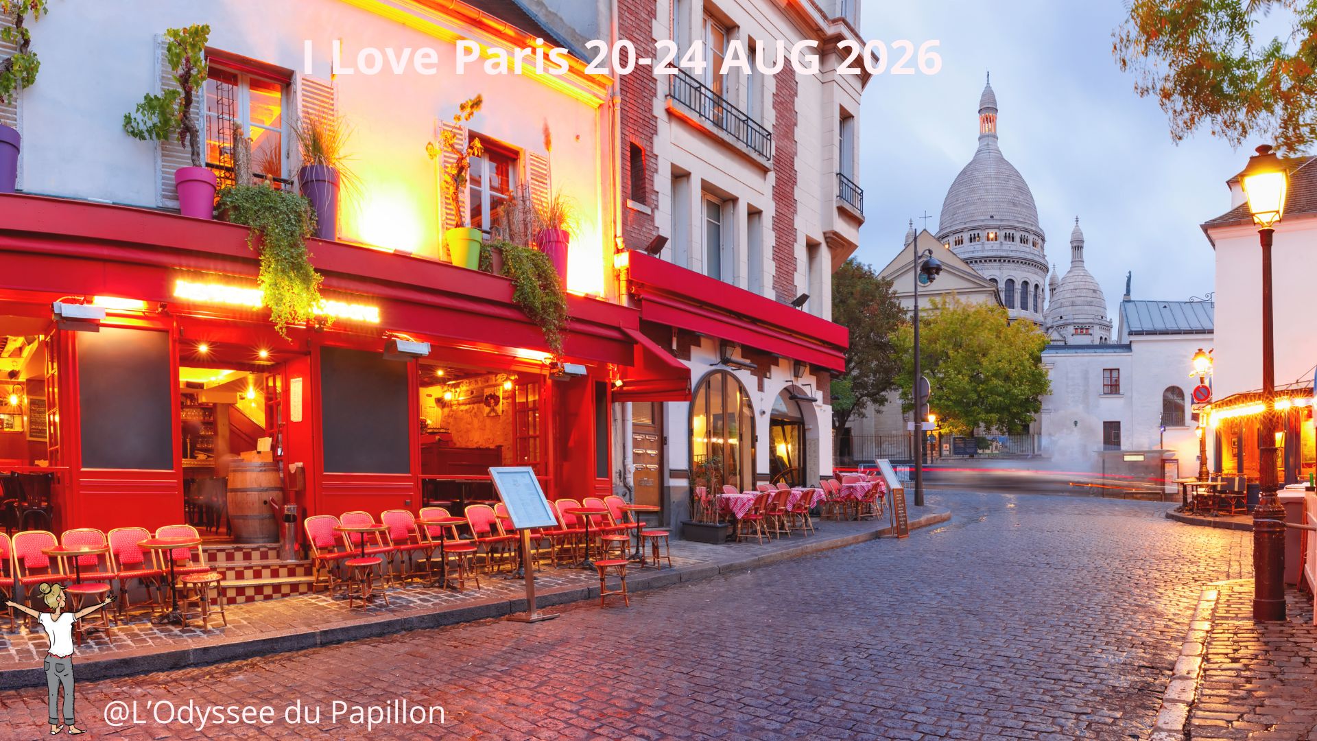 I LOVE PARIS BY LODYSSEE DU PAPILLON